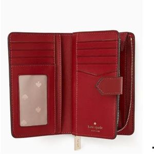 NWT Kate Spade Staci Saffiano Leather Wallet
